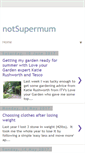Mobile Screenshot of notsupermum.com